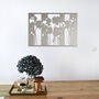 Poppy Medley Metal Wall Art Living Room Decor, thumbnail 6 of 12