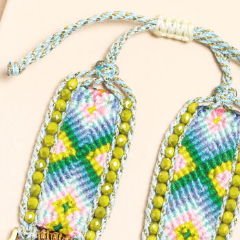 Rainbow Beaded Apple Watch Strap, 2 of 2