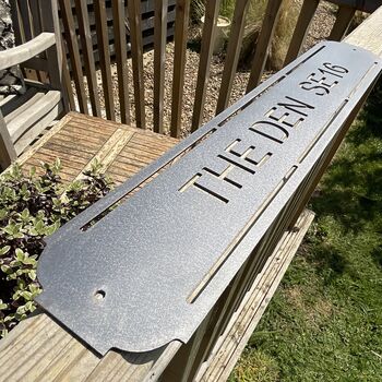 The Den Metal Football Street Sign – Designed And Made In Britain, 9 of 10