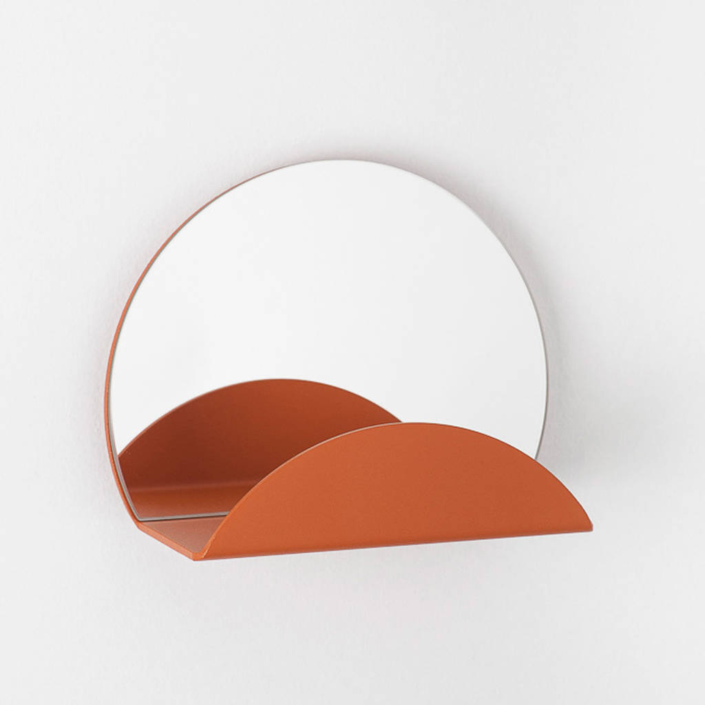 Coat Hook Shelf And Wall Mirror By Lime Lace