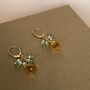 Citrine And Peridot Earrings, thumbnail 2 of 4