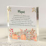 Personalised Thanksgiving Friend Acrylic Block Gift, thumbnail 1 of 2
