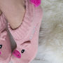 Personalised Women's Glitter Animal Slippers, thumbnail 5 of 5