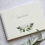 Personalised Lilac Floral Wedding Guest Book, thumbnail 1 of 7