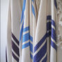 Handloomed Striped Throw Blanket, thumbnail 8 of 12