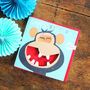 Laser Cut Monkey Birthday Card, thumbnail 1 of 5