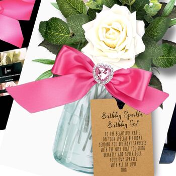 Luxury Rose Personalised Boxed Birthday Card, 2 of 12