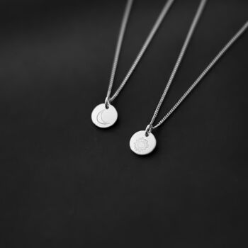 Sun And Moon Necklace, Celestial Jewellry, 8 of 9