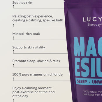 Relaxing Magnesium Flakes And Epsom Salts Bath Soak, 2 of 9