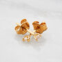 Gold Or Silver Small Simple Diamond Style Studs, thumbnail 3 of 7
