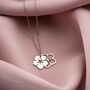 New Beginnings Sakura Blossom Necklace, thumbnail 7 of 10