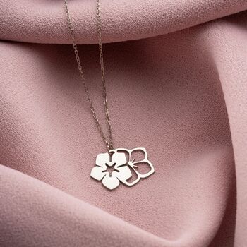 New Beginnings Sakura Blossom Necklace, 7 of 10