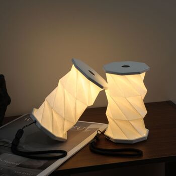 Mini Hexagon Twist Lamp, 9 of 10