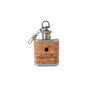 Four Leaf Clover Mini Cork Hipflask 'A Little Liquid Luck' | Keyring | Irish Gift | Souvenir Gift, thumbnail 2 of 2