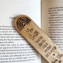 Personalised Teachers Wooden Bookmark Gift Thank You, thumbnail 5 of 10
