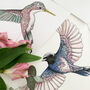 Personalised Pastel Bird Name Art Print, thumbnail 4 of 4