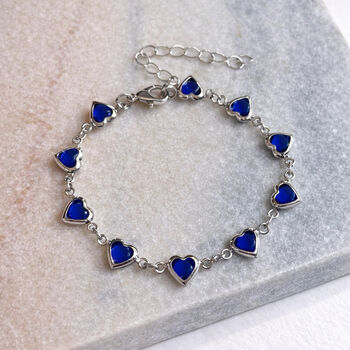 Heart Charm Chain Bracelet, 3 of 3