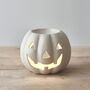 White Ceramic Pumpkin Oil Burner, thumbnail 1 of 3