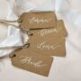 Personalised Calligraphy Place Name Card Tags X 10, thumbnail 6 of 6