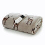 Sterling Stag Electric Heated Sherpa Throw 140x180cm, thumbnail 3 of 3