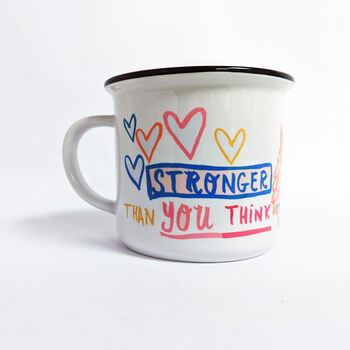 Personalised Tiger Mug 'Stronger Than You Think', 5 of 8