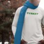 Mens Christmas 'Turkey' Slogan Long Sleeve Tee, thumbnail 1 of 4