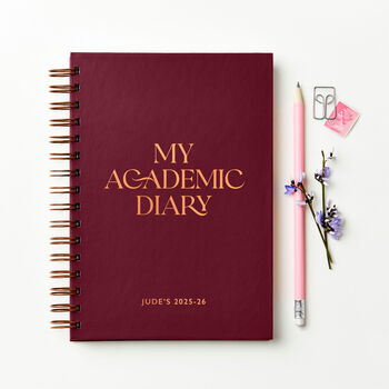 Personalised Original 2025/26 Academic Diary, 2 of 11