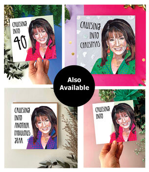 Jane Mc Donald Birthday Card, Cruise Queen, 3 of 4