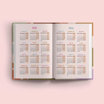 2025 Diary | A5 Hardcover Week To View | Paper Shapes, 9 of 12