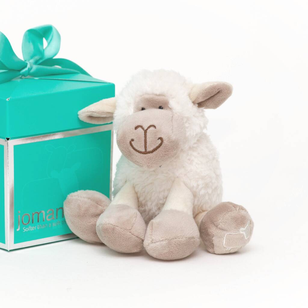 Mini Lamb Personalised Heart Keepsake, Free Delivery, 1 of 4