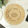 Personalised Cheese Round Chopping Board, thumbnail 4 of 4