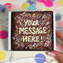 Mini Personalised Brownie Slab, thumbnail 3 of 3