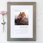 Personalised Framed Photo And Text Memories Print, thumbnail 6 of 8