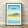 Harlech, Wales Print, thumbnail 1 of 5