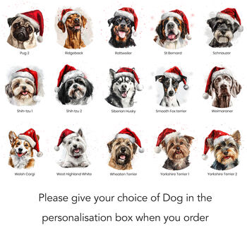 Personlaised Dog Breed Christmas Bauble, 8 of 10