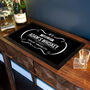 Personalised Vintage Whiskey Bar Mat, thumbnail 6 of 11