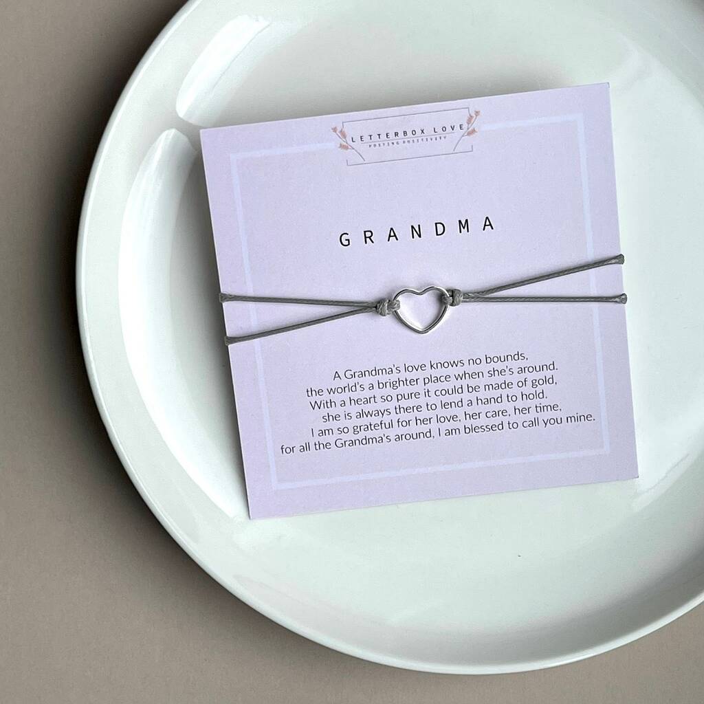 'Grandma' Friendship Bracelet By Nest Gifts