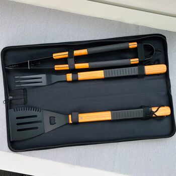 Personalised King Of The Grill Barbecue Tool Set, 2 of 3