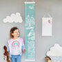 Personalised Fairytale Castle Height Chart, thumbnail 1 of 8