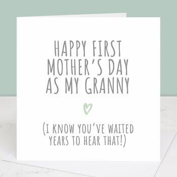 Waited For Years Grandma Mother's Day Card, 3 of 4