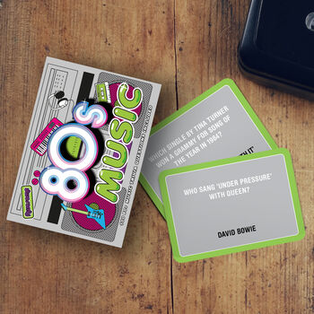 100 Movie, Music And Tv Decades Trivia Card Games, 5 of 6