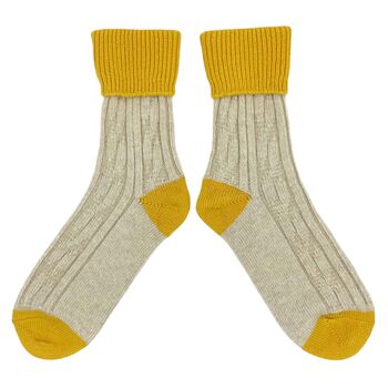 Cashmere Blend Slouch Socks, 2 of 12