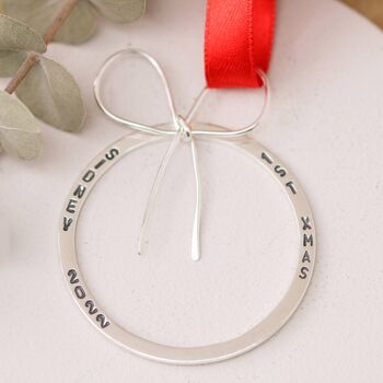 Personalised Babies First Christmas Bauble, 4 of 8