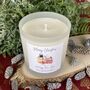 Personalised Merry Christmas And Happy New Year Candle, thumbnail 2 of 10