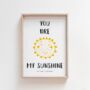 'You Are My Sunshine' Nursery Rhyme Print, thumbnail 2 of 5