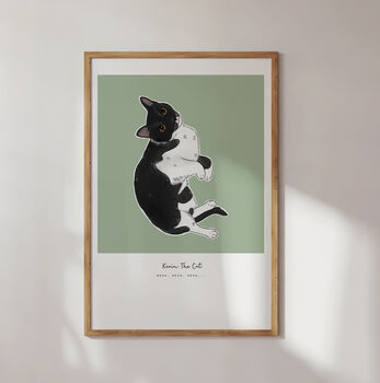 Personalised Illustrated Pet Portrait Print, Unframed, 3 of 6