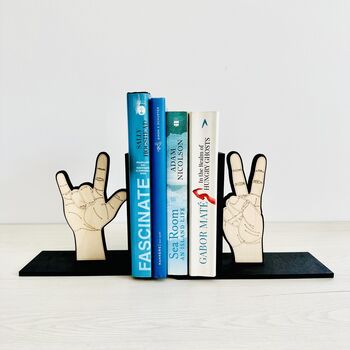 Love And Peace Designers Bookends, 3 of 5