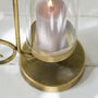Gold Chamberstick Lantern 49cm, thumbnail 2 of 3
