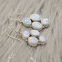 Larimar Drop Earrings: Sterling Silver Blue Gemstone, thumbnail 4 of 12