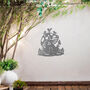 Charming Mushroom House With Birds Metal Wall Art For Garden Gift, thumbnail 7 of 10